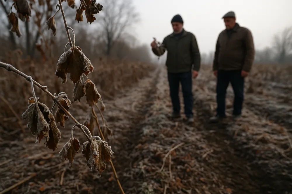 Üreticilere 20 Milyon Don Zararı Ödeniyor