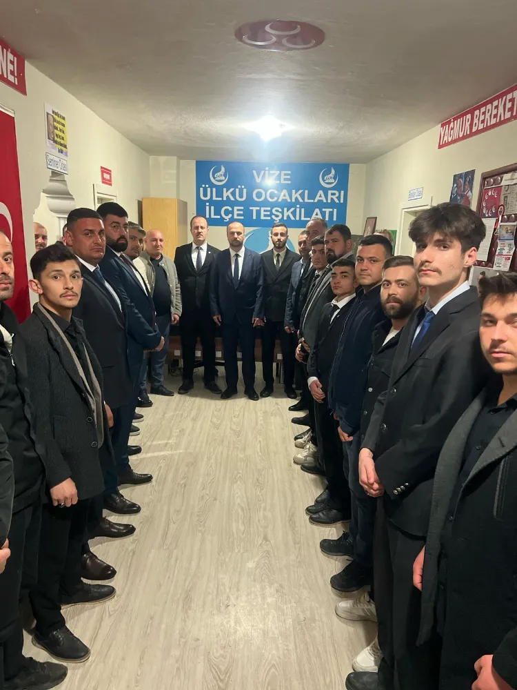 Vize Ülkü Ocaklarında Bayrak değişimi